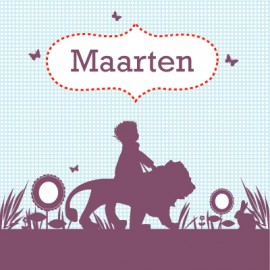 geboortekaart Maarten